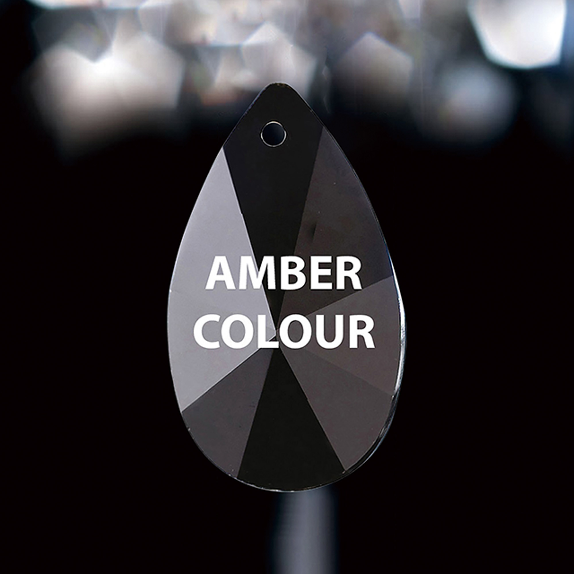 C20133  Crystal Star Pendalogue Without Ring 38mm